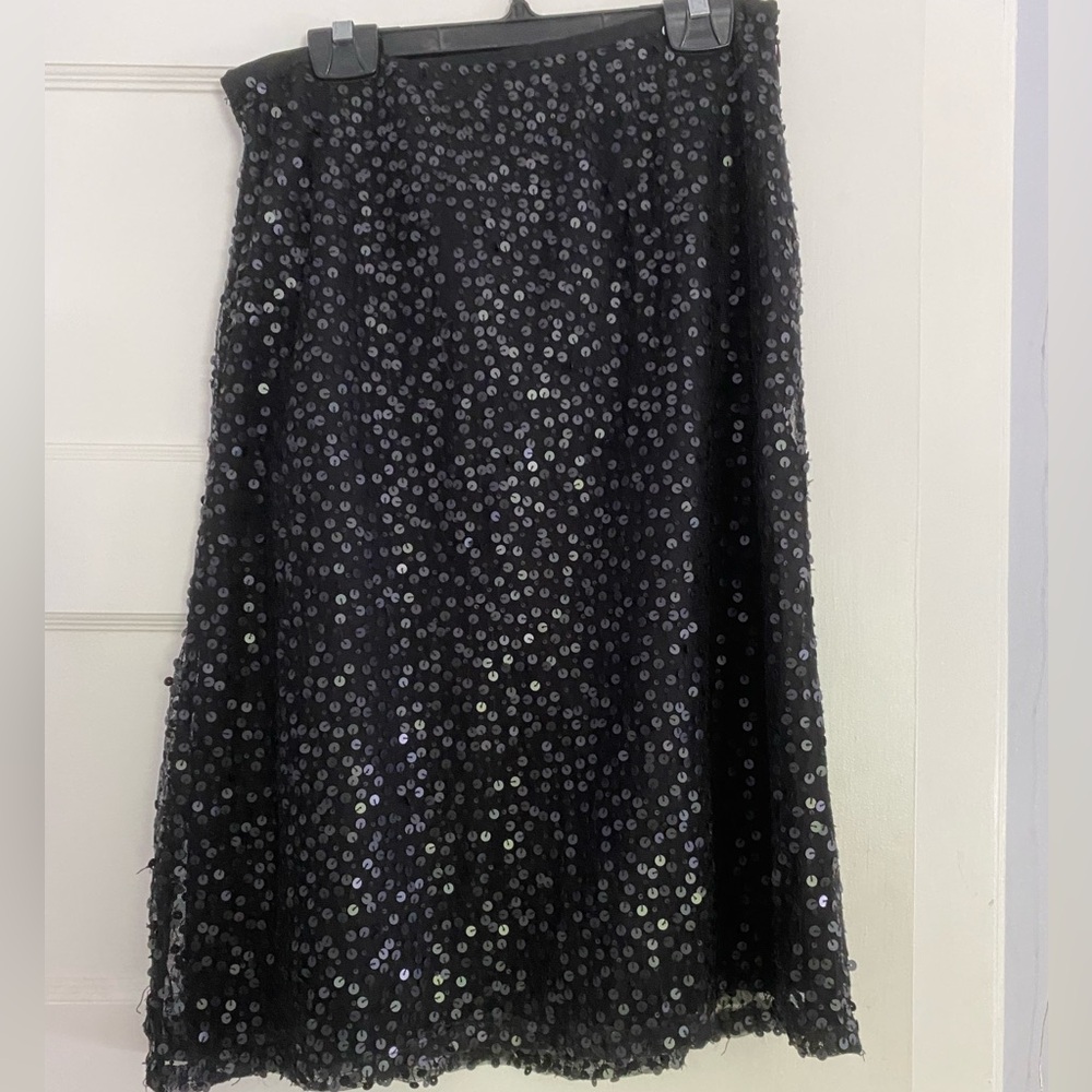 Bloomingdale's Black A-Line Skirt